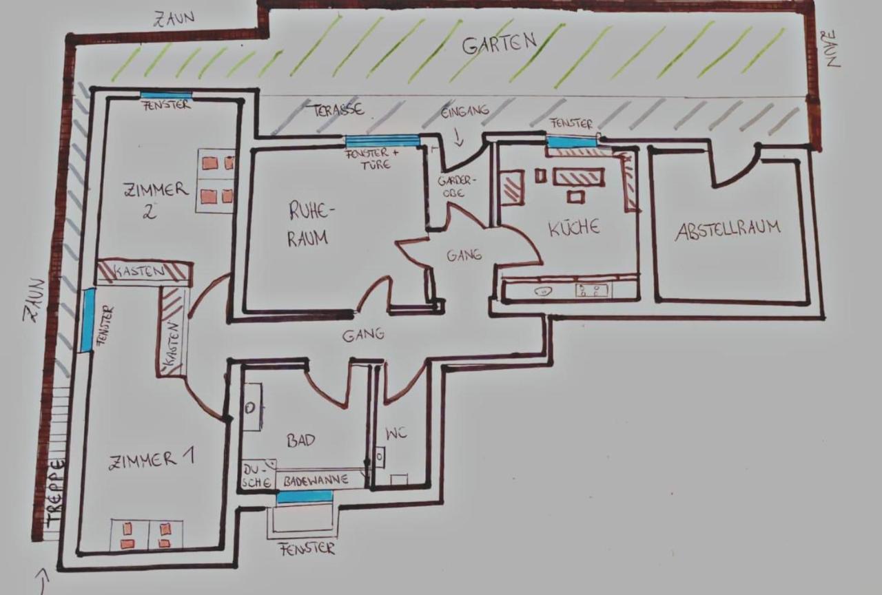 Schafferhaeusl, Ferienwohnung 턱스 외부 사진